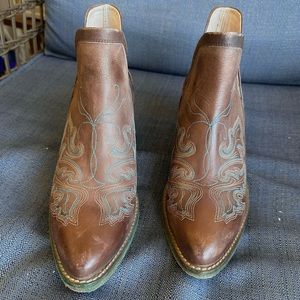 Southern fried chicks genuine leather boots.
